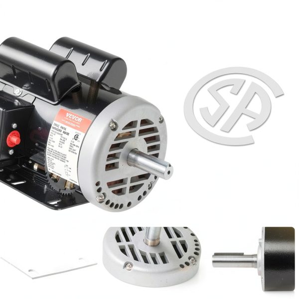 VEVOR 5HP Air Compressor Motor Reversible Durable Steel-4