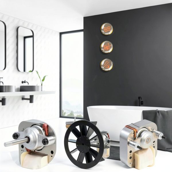 Hiorucet Bathroom Fan Motor Replacement Quiet Easy Install-5