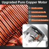 Hiorucet S0503B000 Bathroom Fan Motor Copper Quiet-4