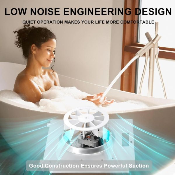 Hiorucet S0503B000 Bathroom Fan Motor Copper Quiet-3
