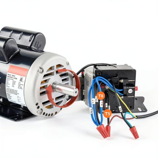 VEVOR 5HP Air Compressor Motor Reversible Durable Steel-3