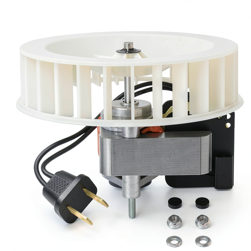 LEZYWONE S89850000 exhaust fan motor and blower wheel assembly