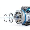 VEVOR 5HP Air Compressor Motor Reversible Durable Steel-2