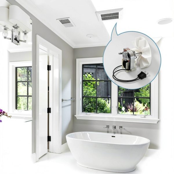 Ceoighe Bathroom Exhaust Fan Motor 50CFM 3000 RPM-5